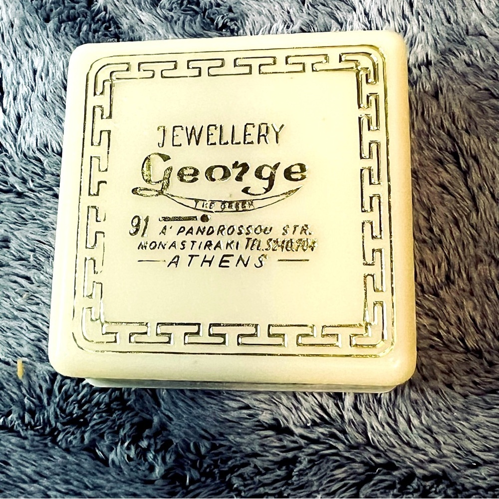 Vintage George Jewellery Box Athens Greece Monastiraki Shop